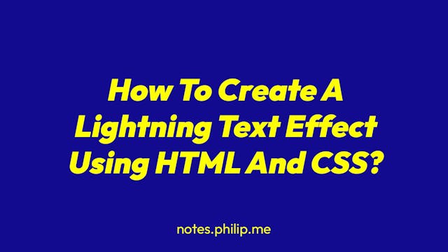 /create-a-lightning-text-effect-using-html-and-css-using-this-simple-code feature image