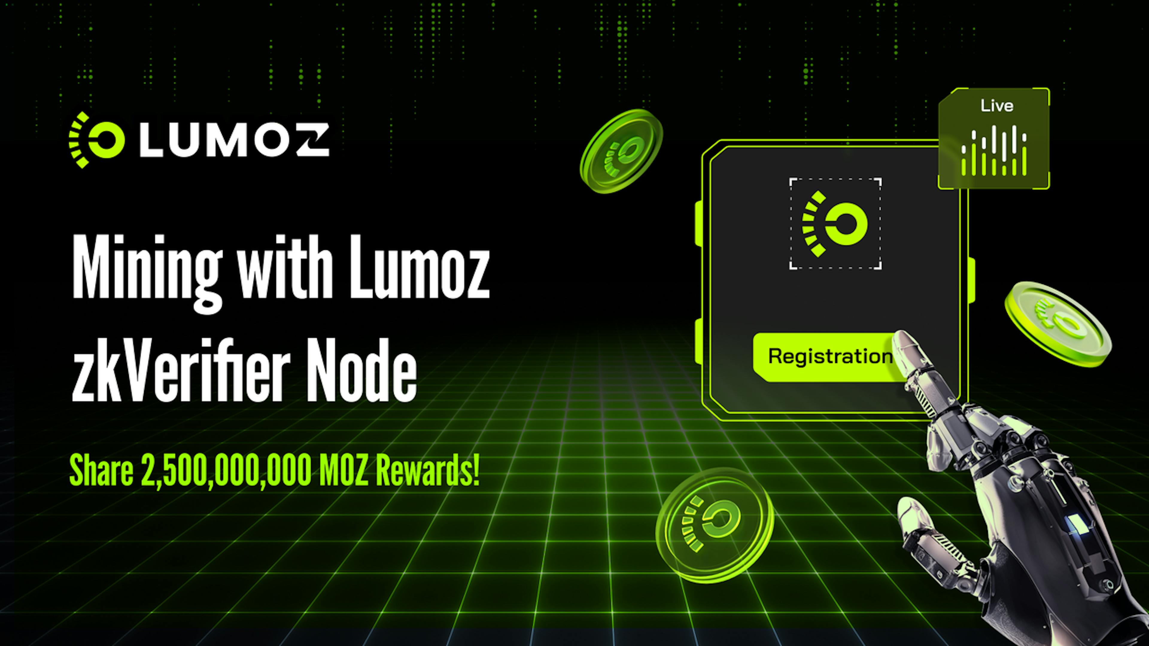 featured image - Join Lumoz zkVerifier Node Mining and Share 2.5 Billion MOZ Rewards