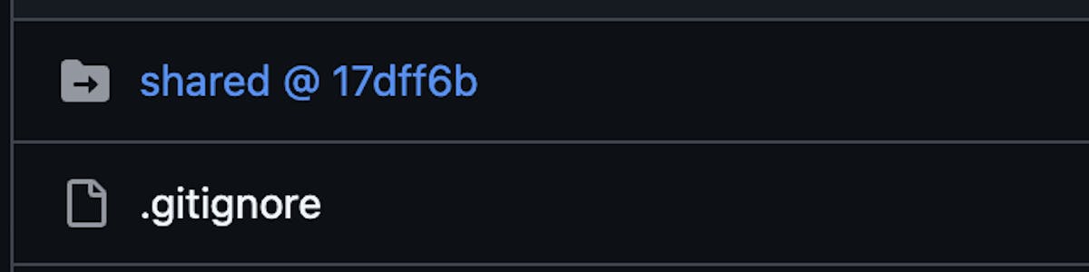 git submodule in GitHub