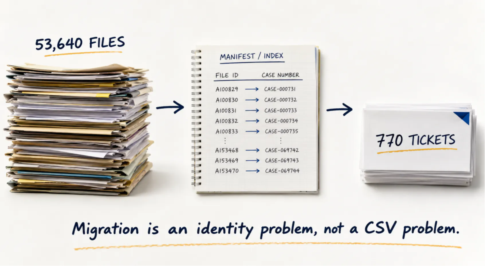 53,640 Salesforce Files, 770 HubSpot Tickets, and One Migration Lesson