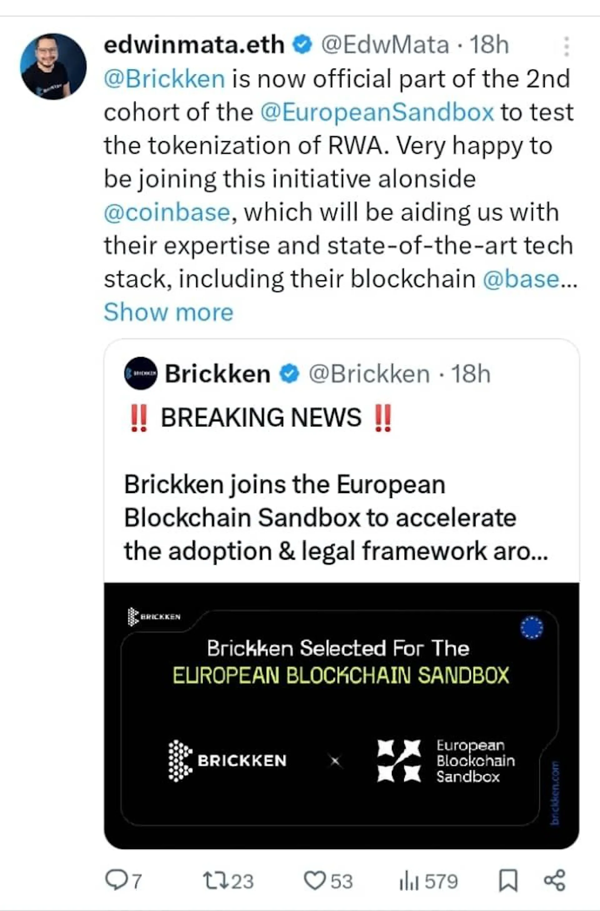The EU Blockchain Regulatory Sandbox And RWA Tokenization Under MiCA The EU Blockchain Regulatory Sandbox And RWA Tokenization Under MiCA