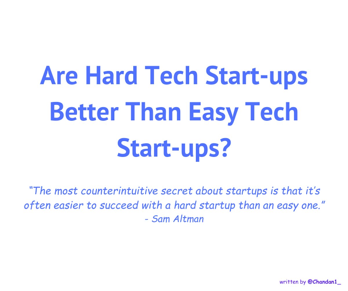 featured image - Are Hard Tech Start-ups Better Than Easy Tech Start-ups? 