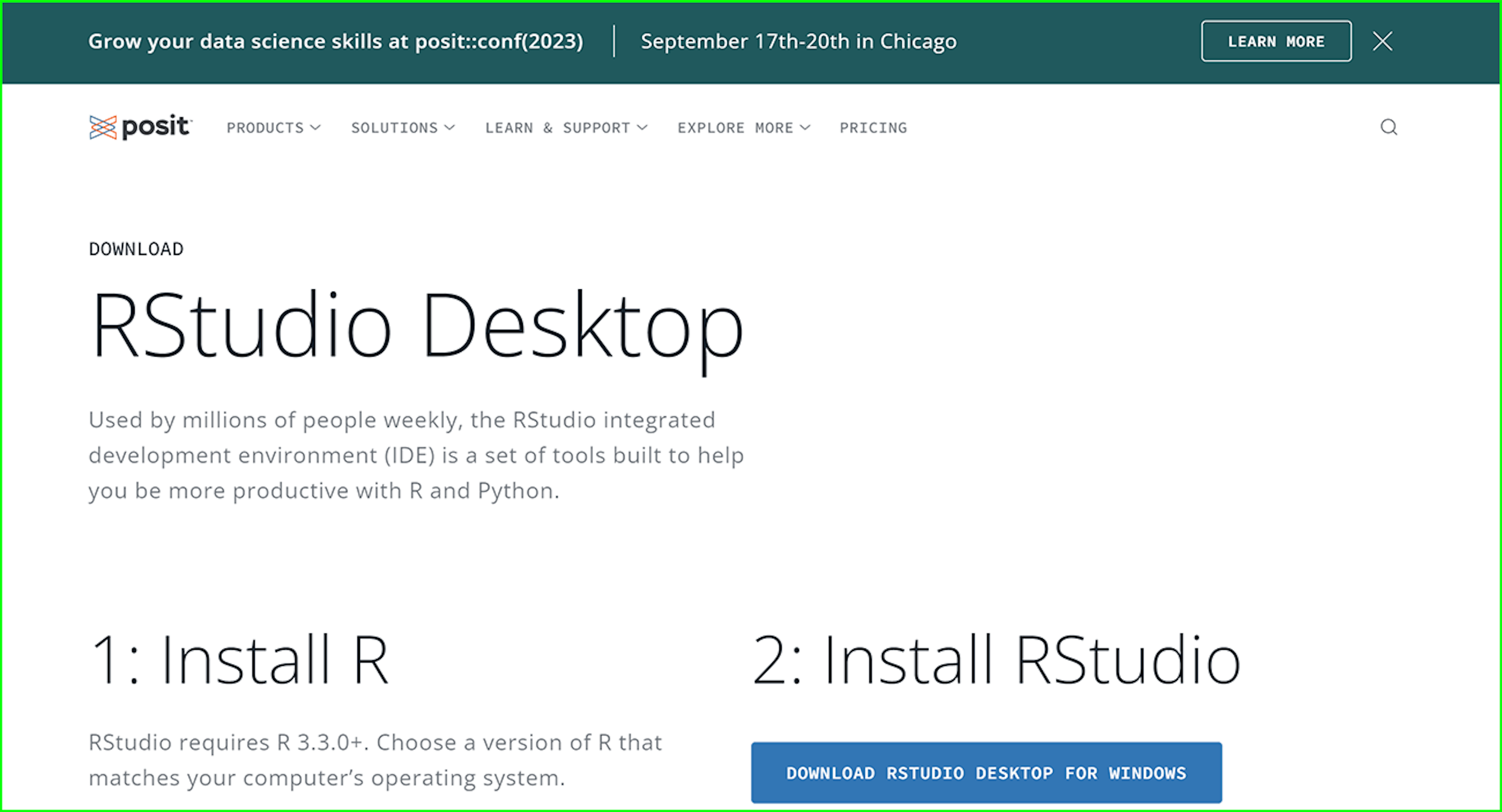RStudio-Downloader