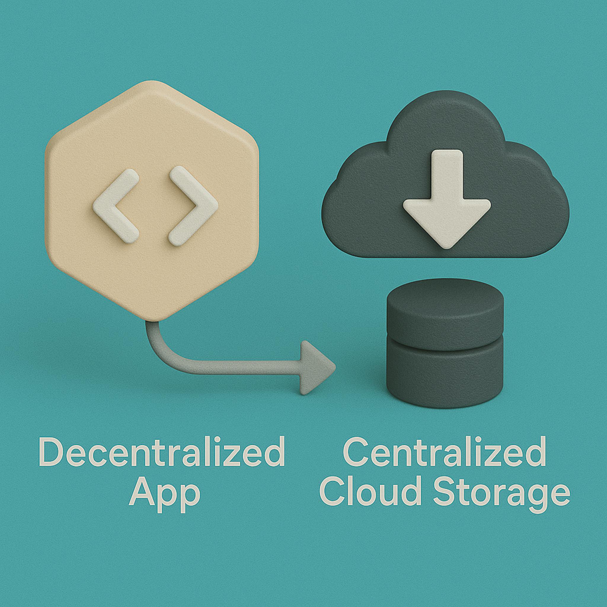 Many web3 applications rely on centralized storage platforms which is against the ethics of decentralization.