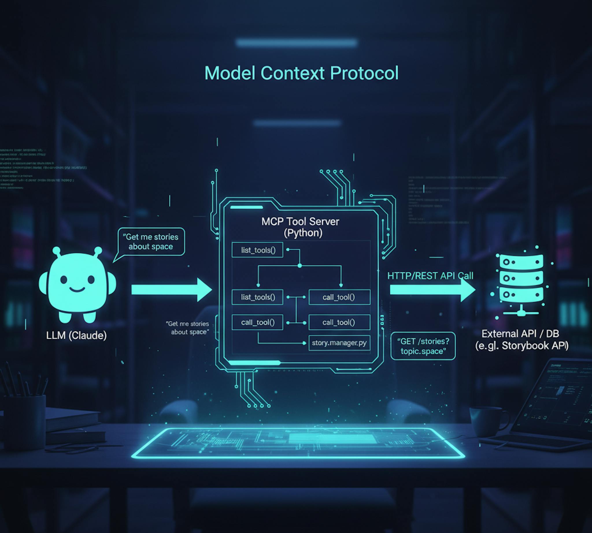 featured image - Understanding MCP by Building One: A Beginner's Guide to Creating Your First AI Tool