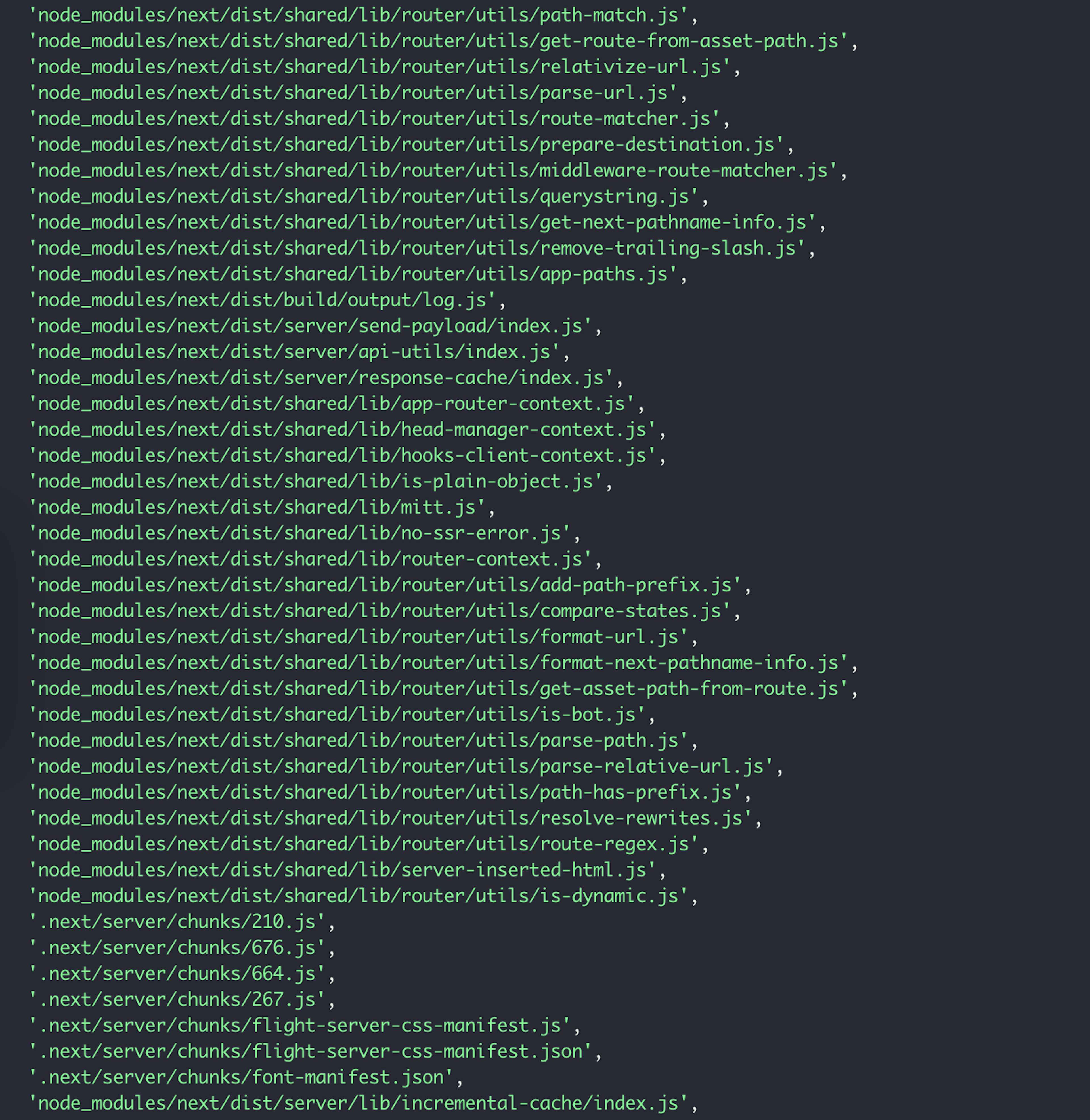 File output tracing