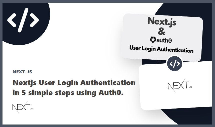 featured image - Nextjs User Login Authentication in 5 Simple Steps Using Auth0