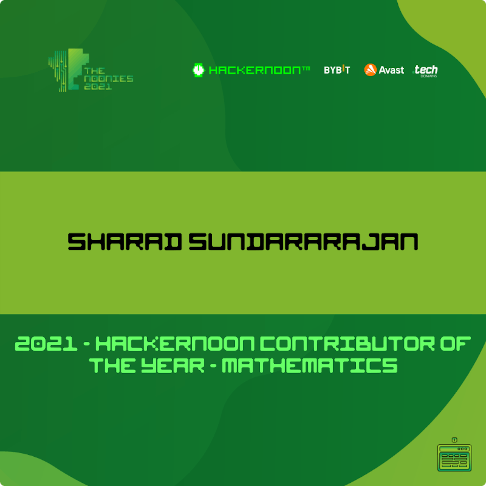 featured image - Thrilled to be Recognized as The HackerNoon Contributor of the Year - MATHEMATICS
