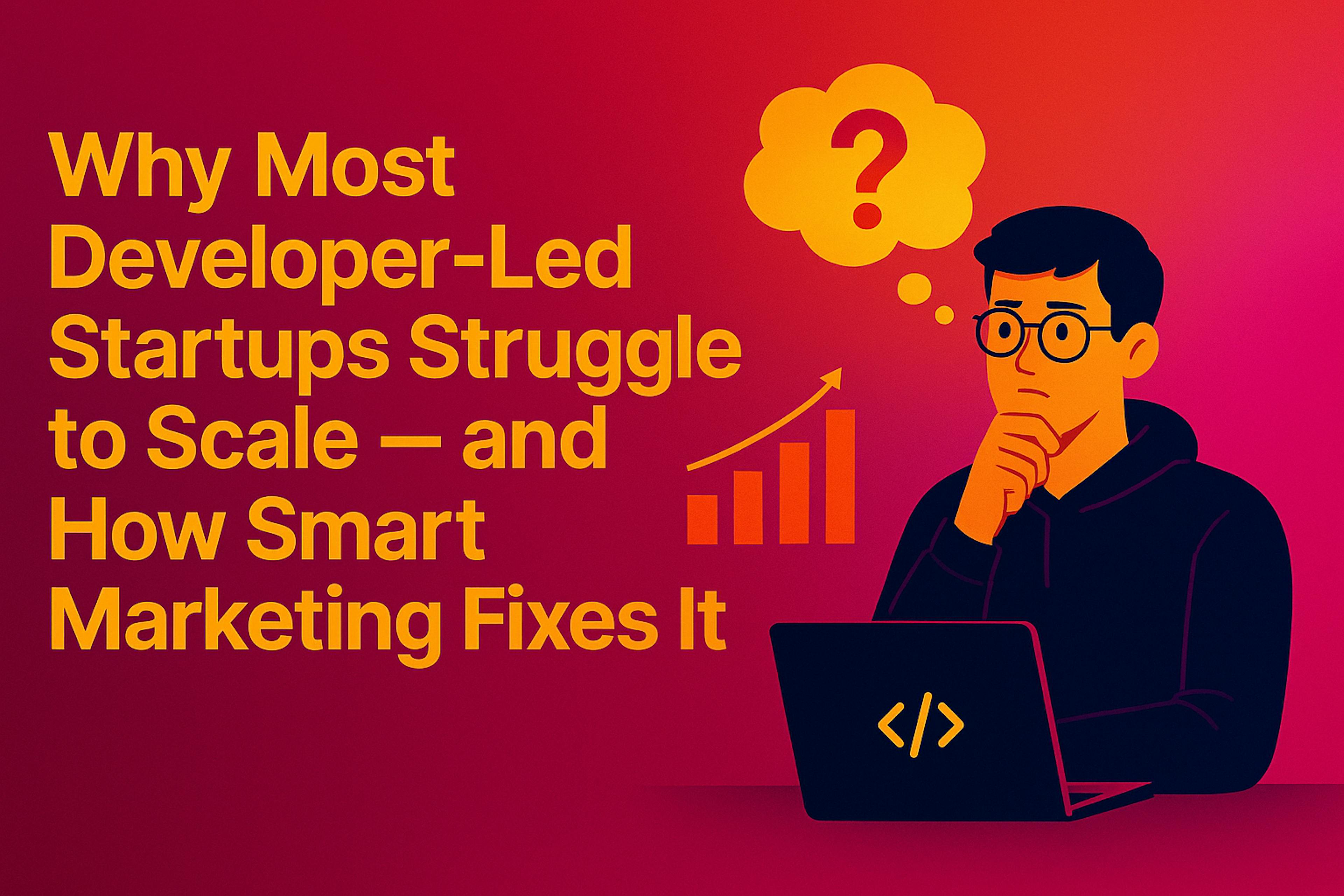 featured image - Why Most Developer-Led Startups Struggle to Scale — and How Smart Marketing Fixes It
