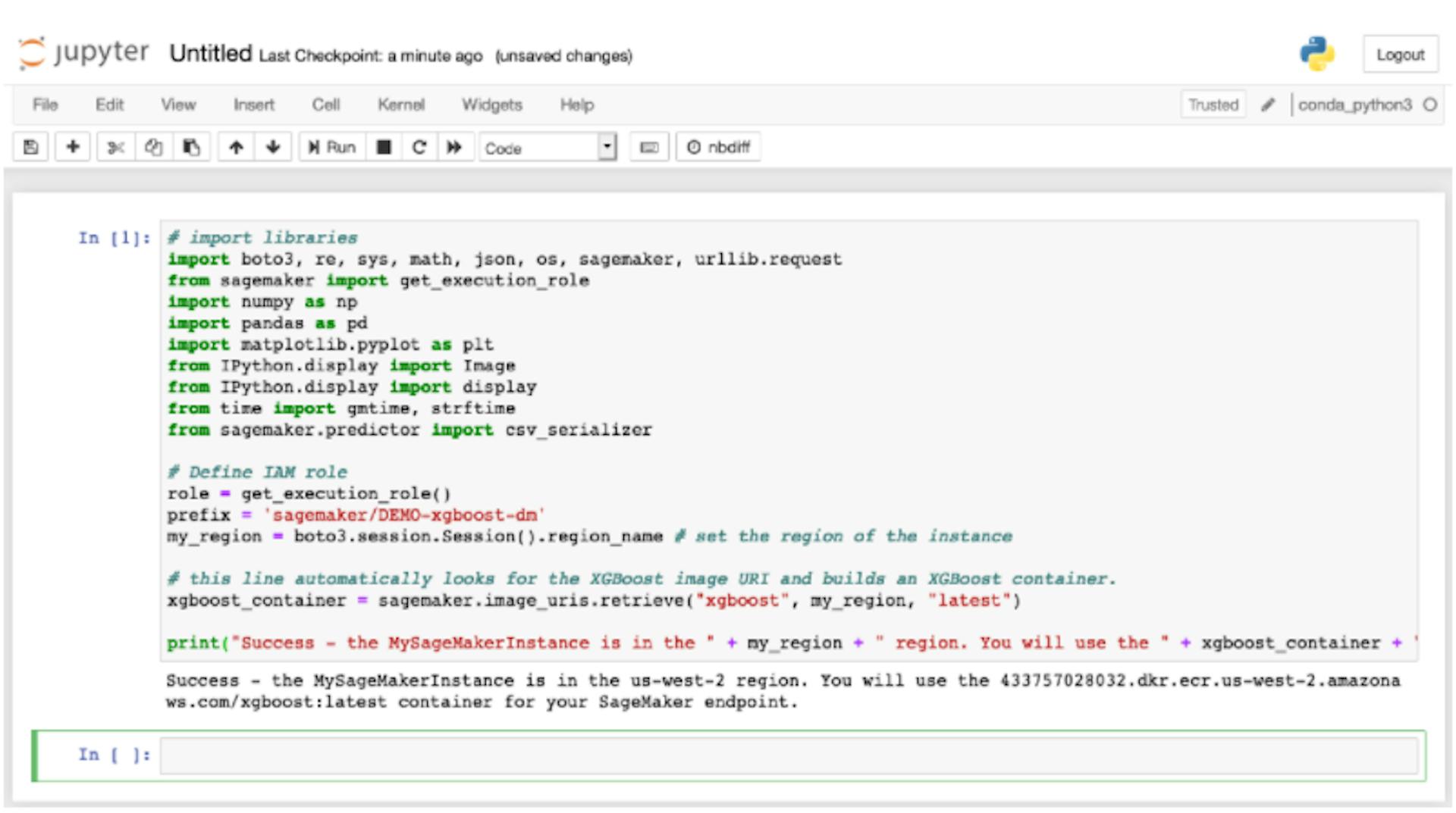 Code to import required libraries and define environmental variables