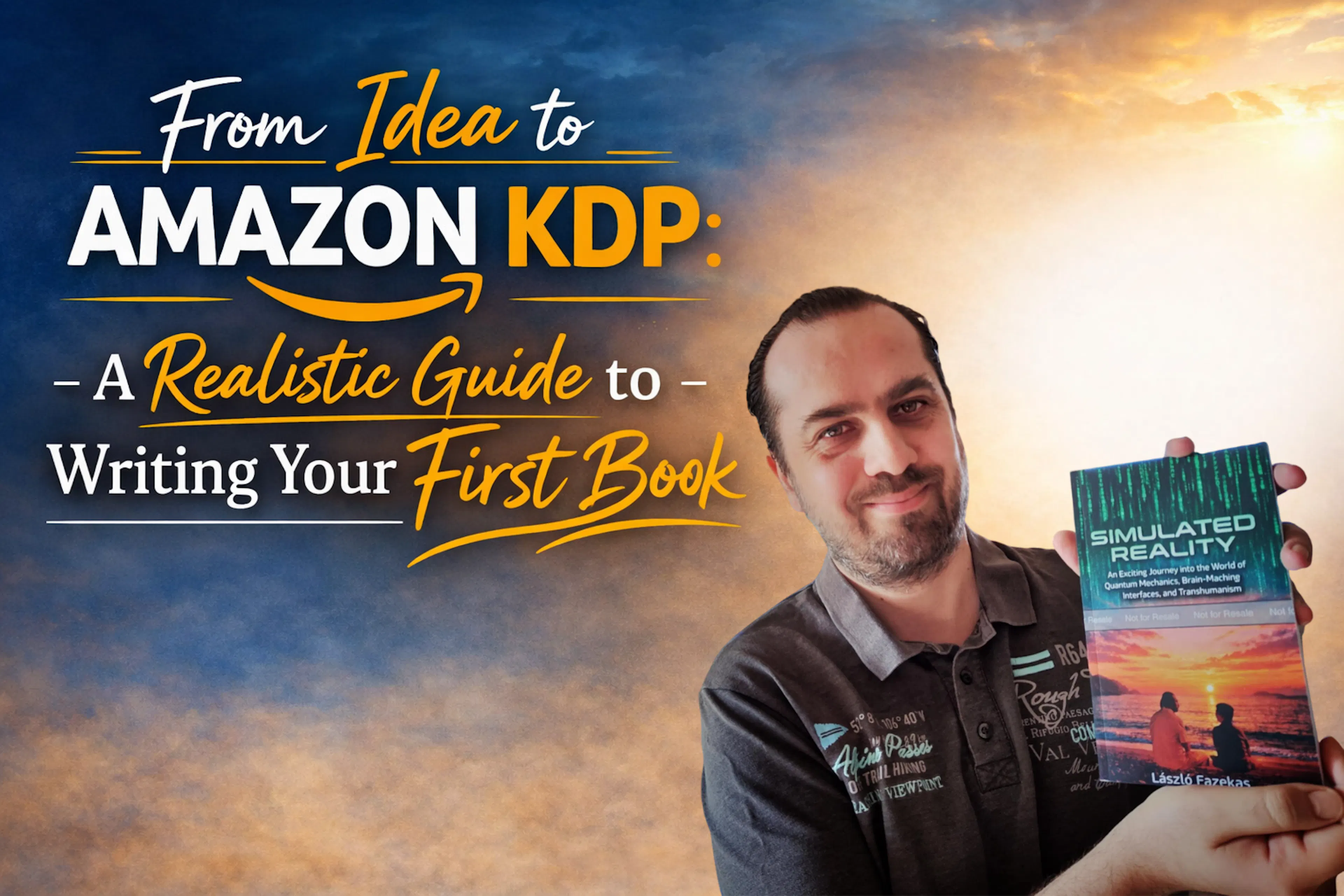 featured image - From Idea to Amazon KDP: A Realistic Guide to Writing Your First Book