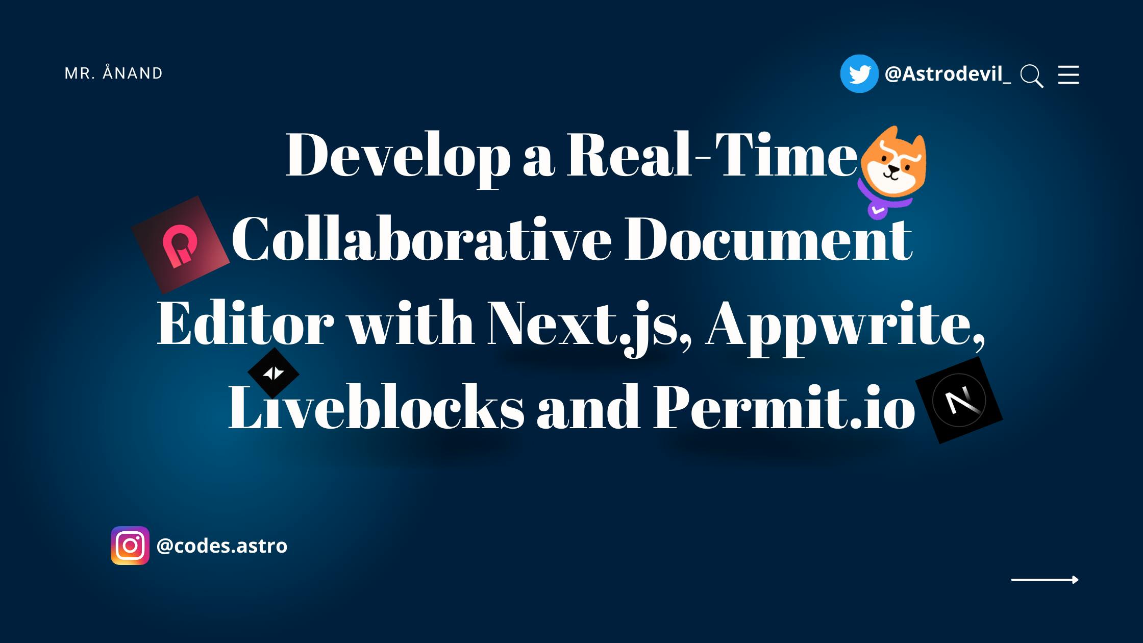 Let's Build a Real-Time Collaborative Document Editor Using My Web App Framework of Choice