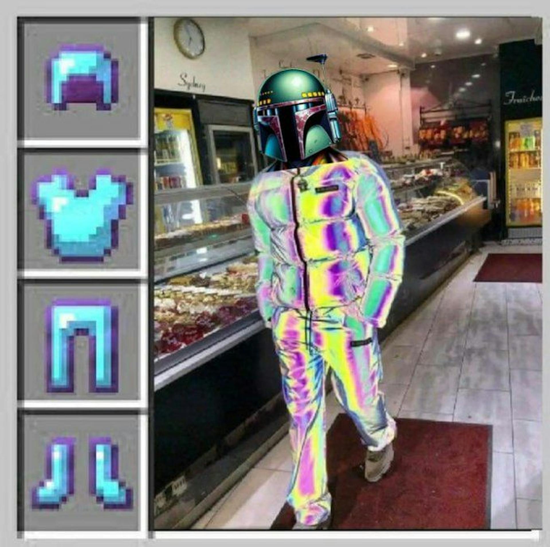 Boba eina apsipirkti