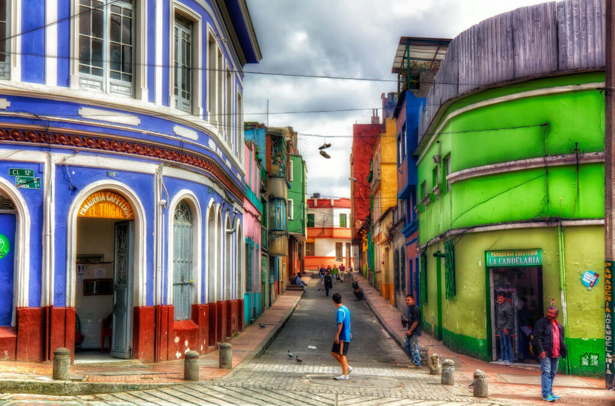 콜롬비아 라 칸델라리아(La Candelaria) 지역 보고타. 이미지 제공: Pedro Szekely(Flickr)