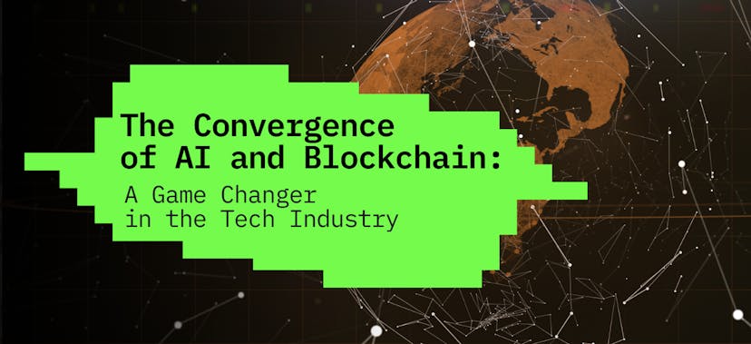 /the-convergence-of-ai-and-blockchain-a-game-changer-in-the-tech-industry feature image