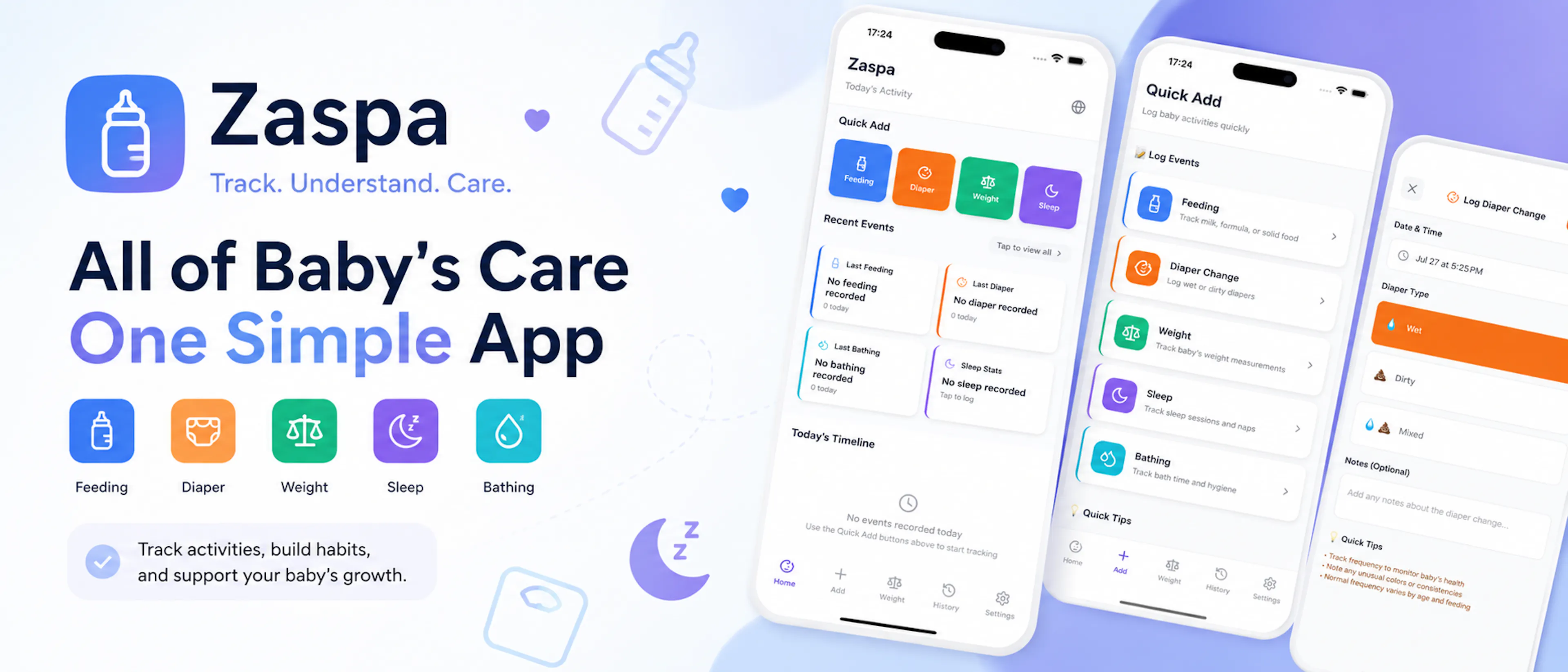 featured image - Zaspa Earns a 50 Proof of Usefulness Score by Building a Private, Secure Baby Tracker