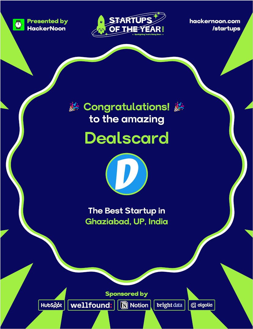 /meet-dealscard-winner-of-startups-of-the-year-2024-in-ghaziabaddeal-aggregator feature image