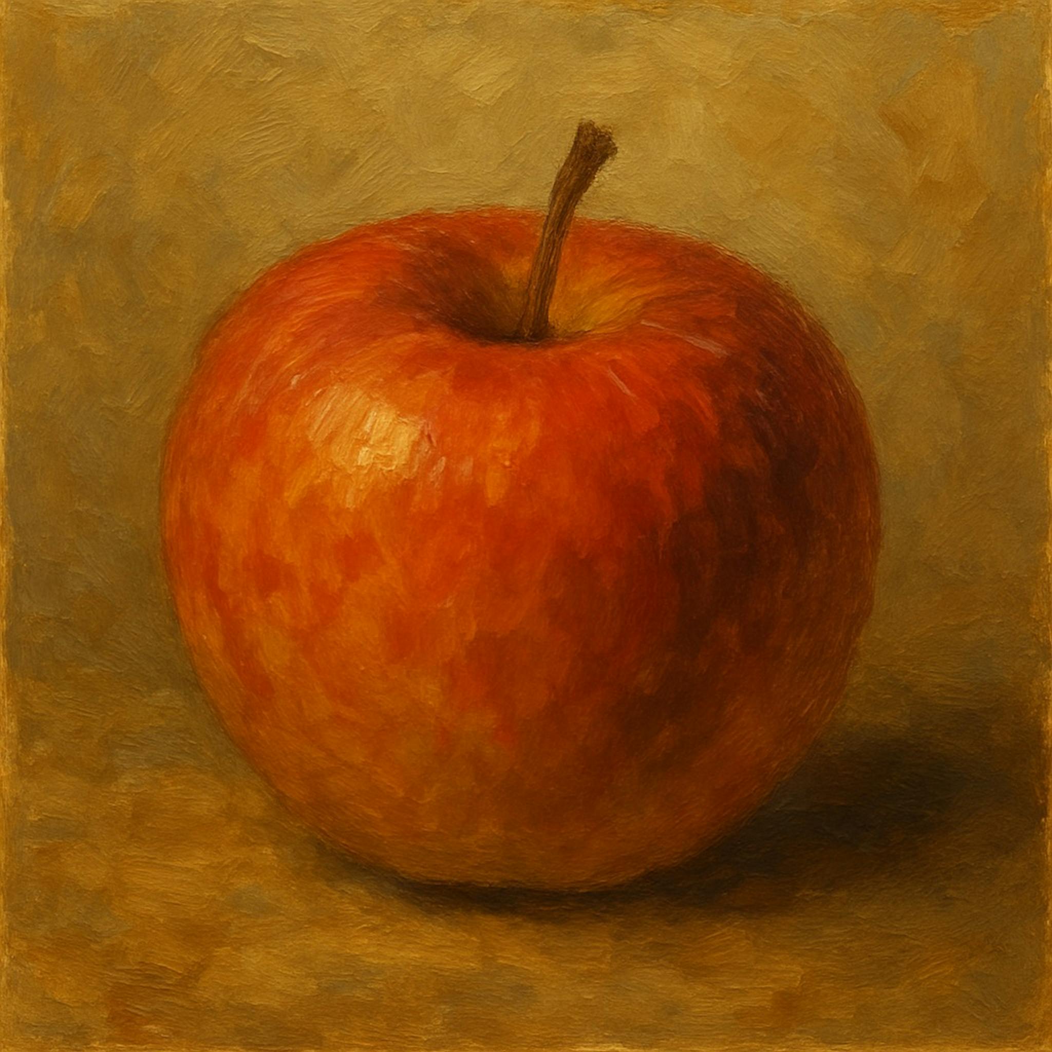 Illustration created by the author using DALL-E 3. Used prompt: “Generate a digital painting of an apple in oil style”.