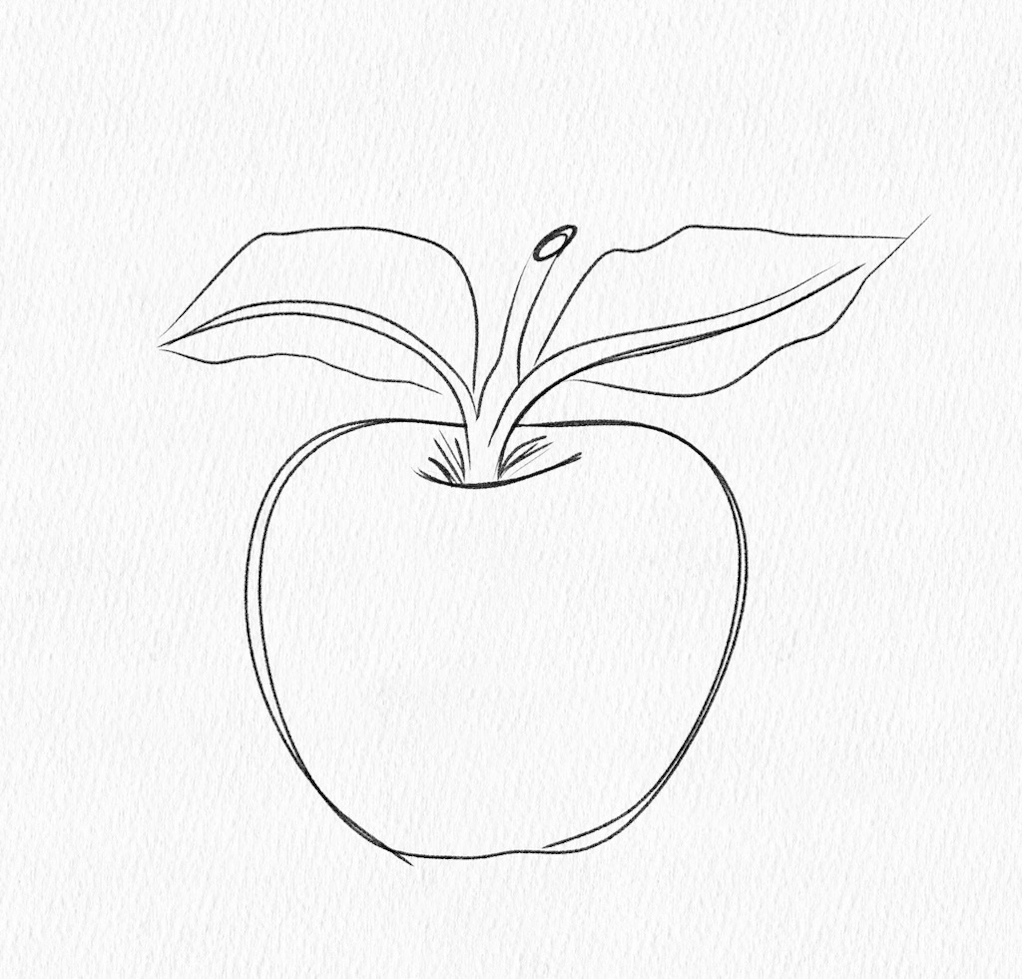 Step 1: Rough digital sketch. Digital illustration cerated by the author.