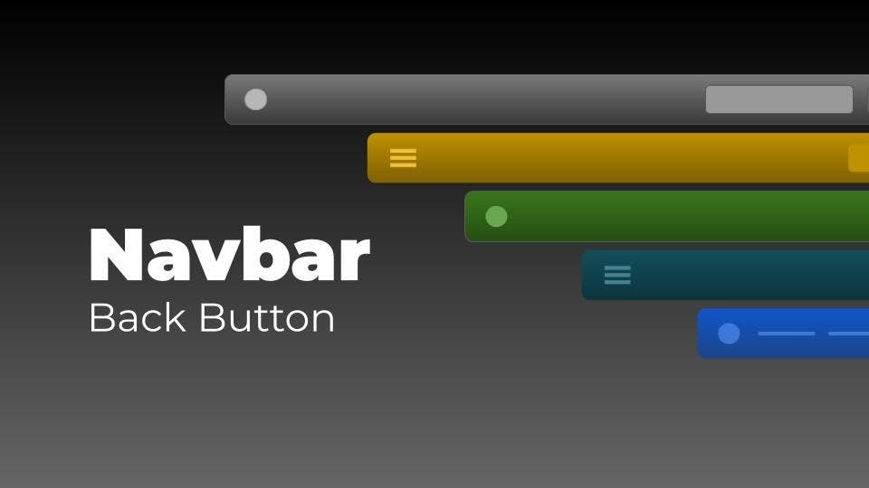 featured image - Adding a Back Button to your React Navbar