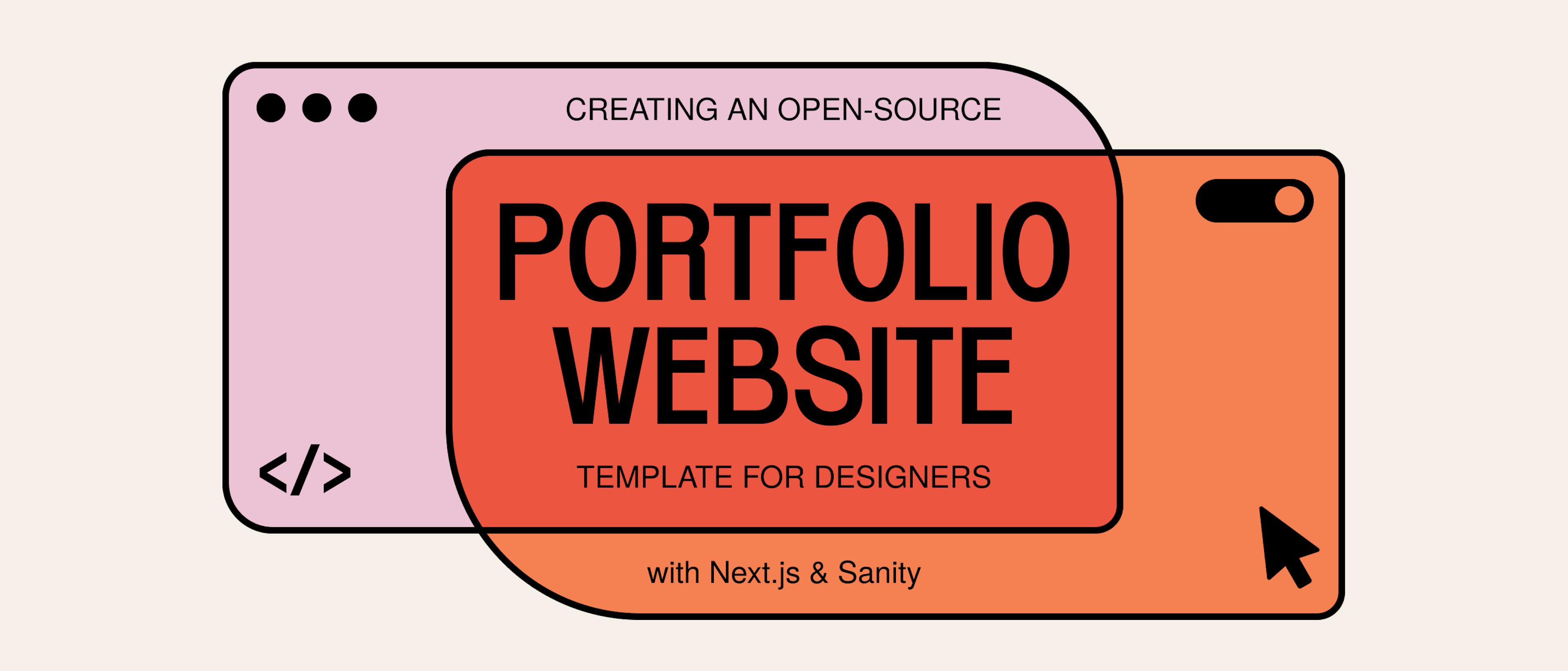 featured image - Bridging Design and Development: Creating an Open-Source Portfolio Website Template for Designers