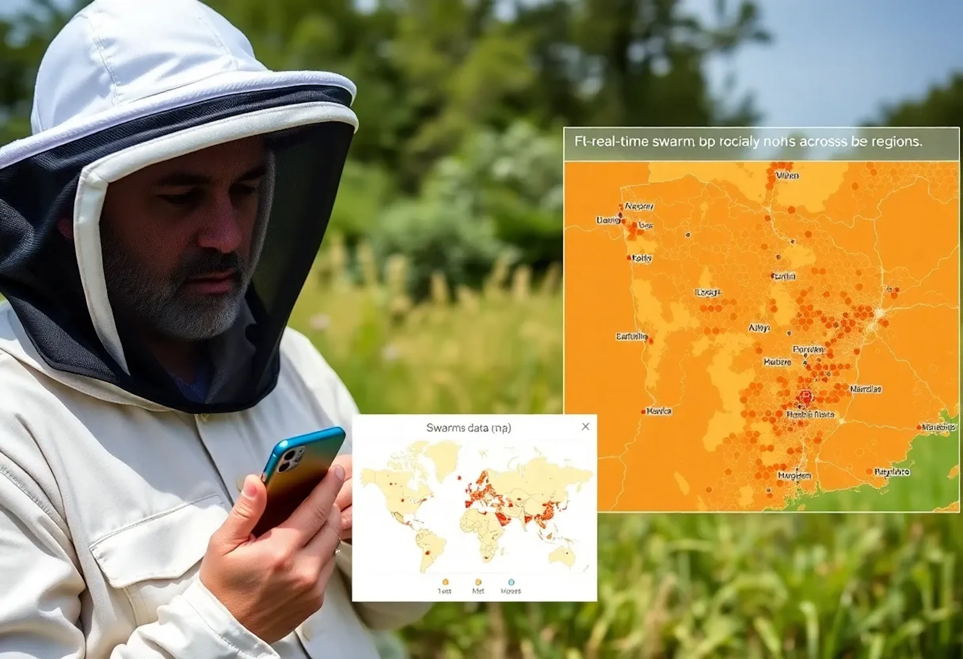 featured image - Swarmed Earns a 196 Proof of Usefulness Score by Building the Leading Platform for Honey Bee Swarm Removal and Prediction