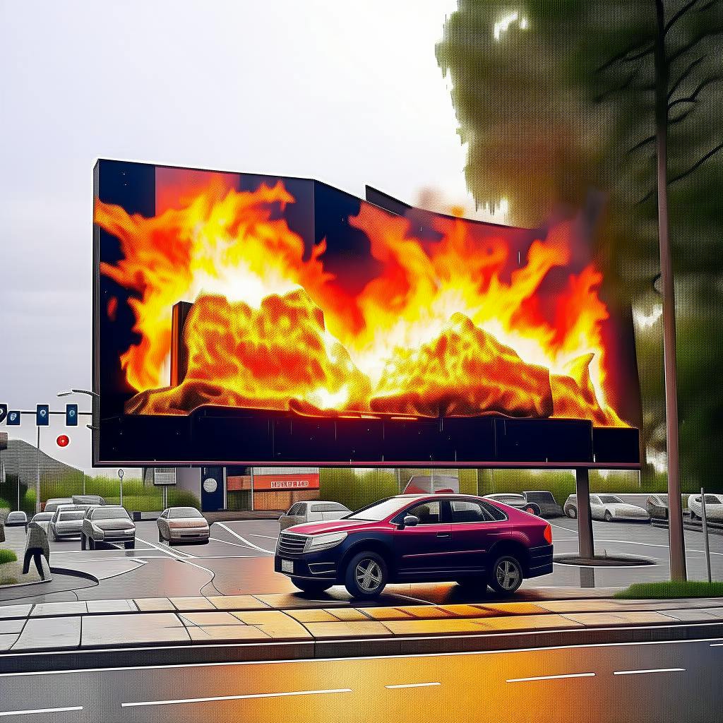 Can You Set A Billboard on Fire For Marketing Points?