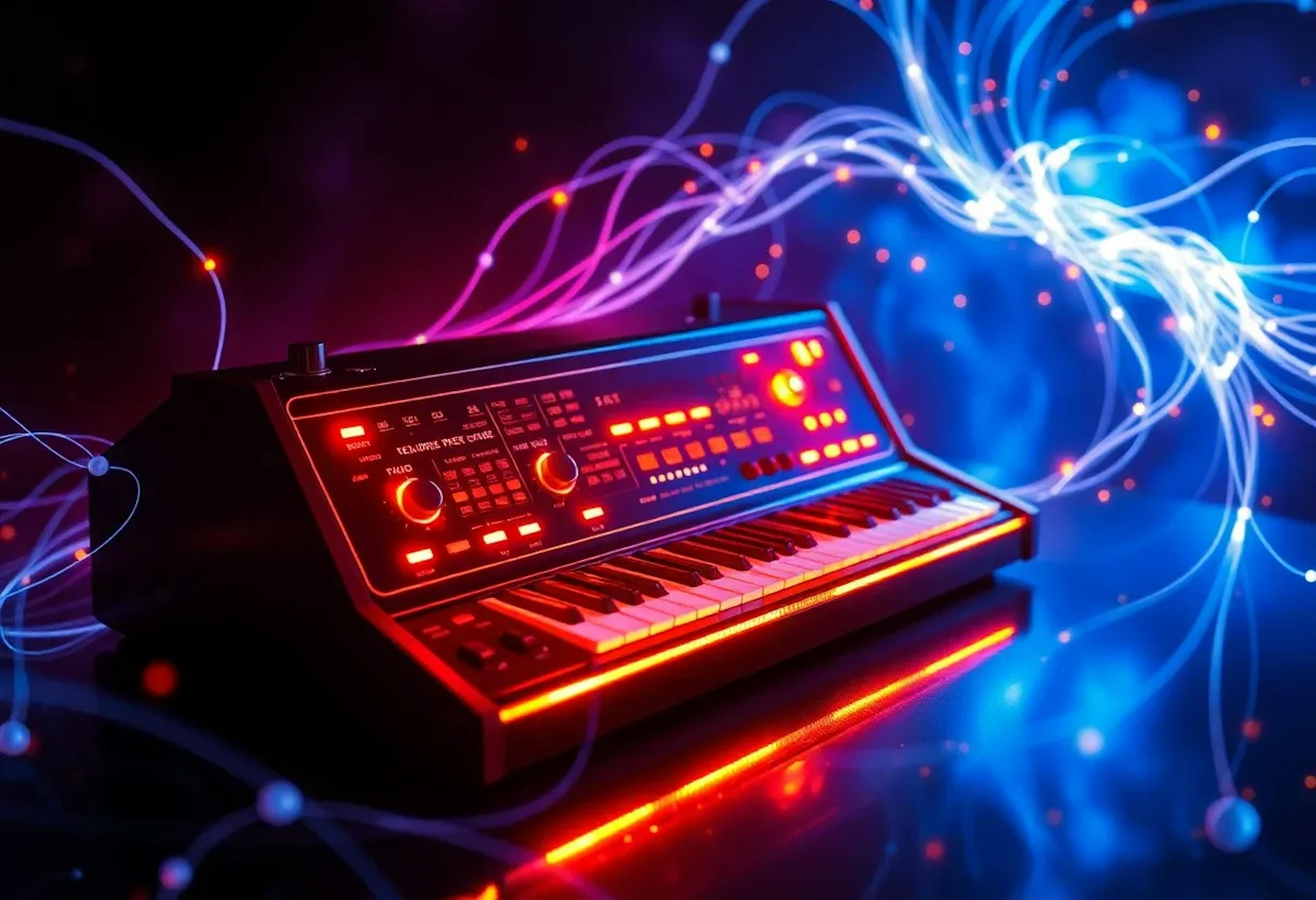 featured image - Hur jag byggde en oändlig retro spel soundtrack generator med kvantfysik och Gemini 2.5 Flash