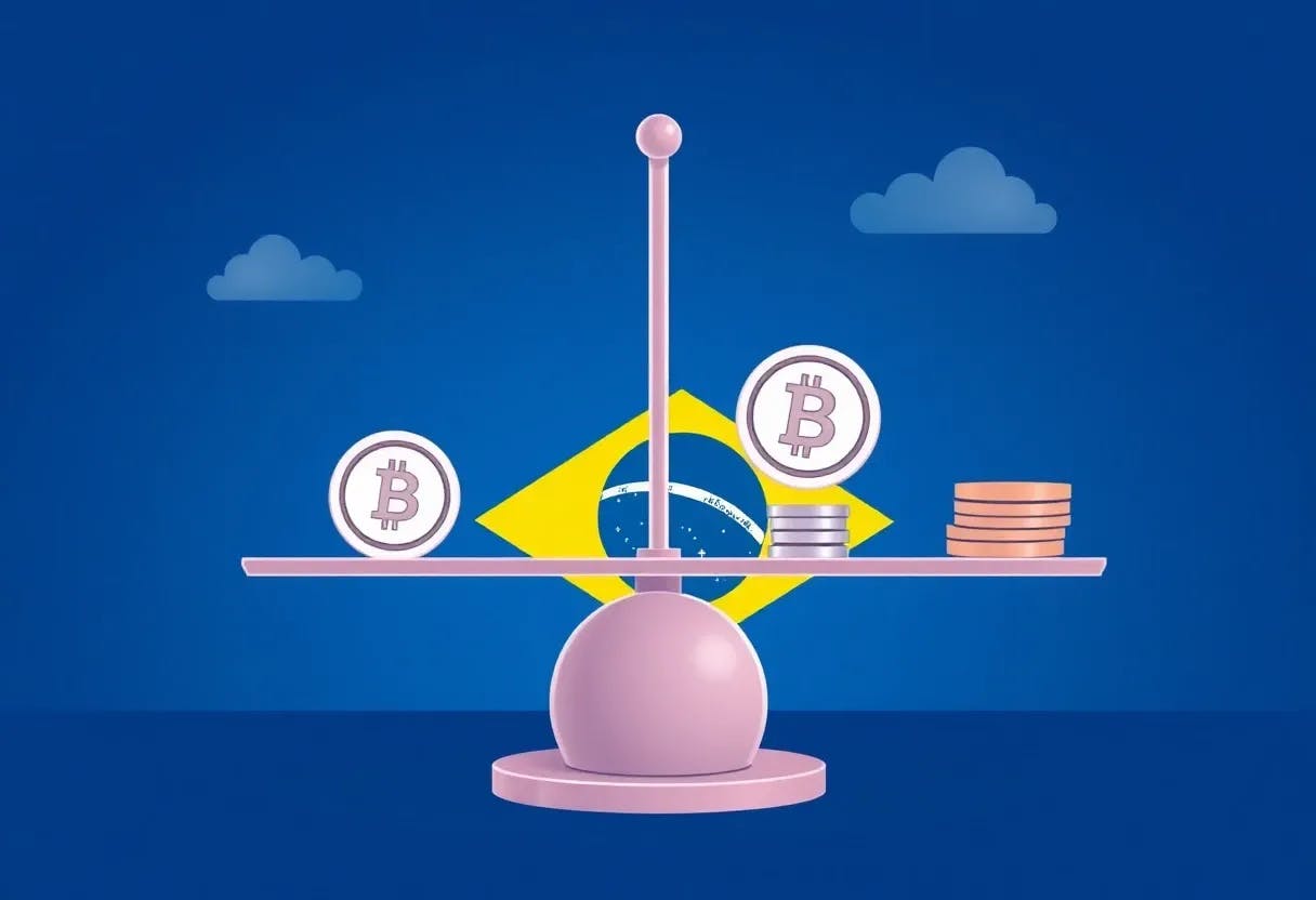 featured image - As Stablecoins Boom, Brazil Considers a New Tax on Crypto Transfers