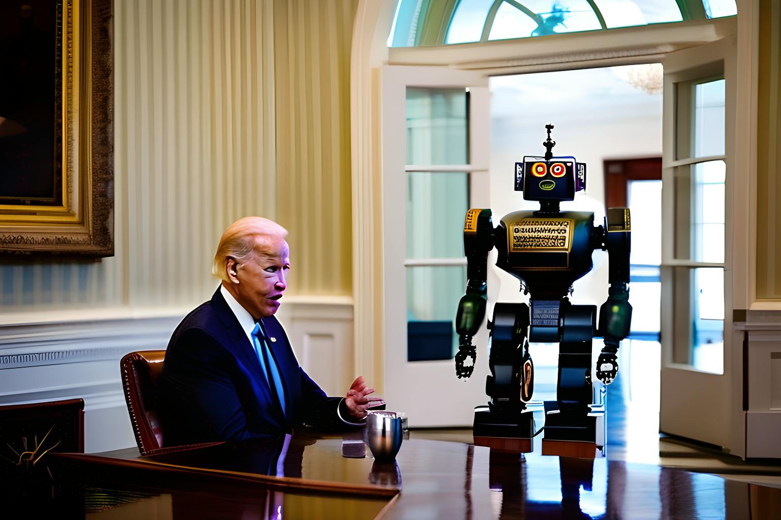 featured image - Biden Charges Federal Government Agencies to Adopt AI