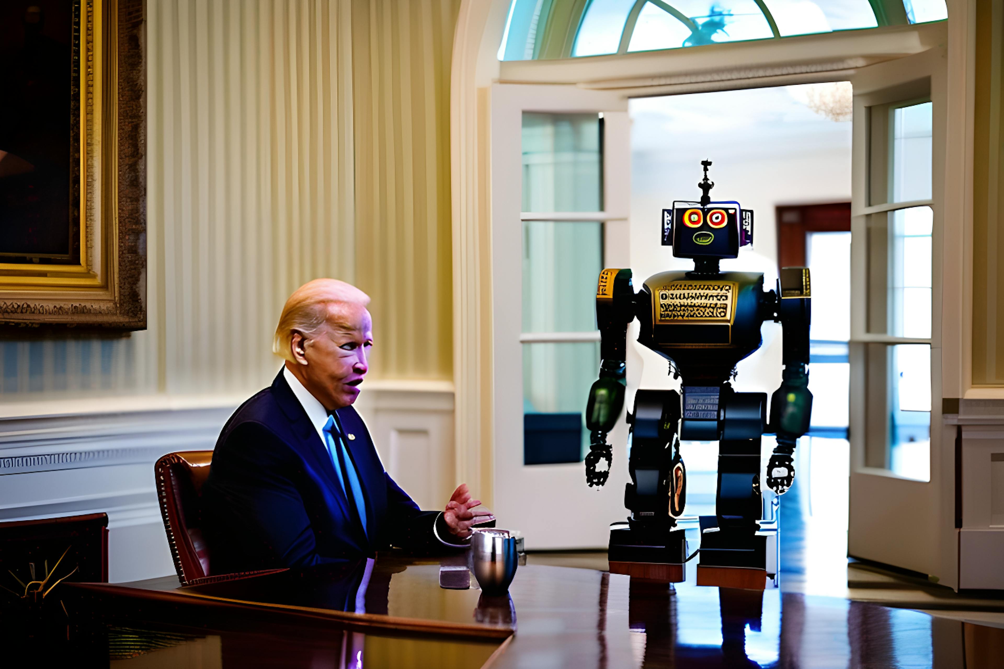 featured image - Biden Charges Federal Government Agencies to Adopt AI 