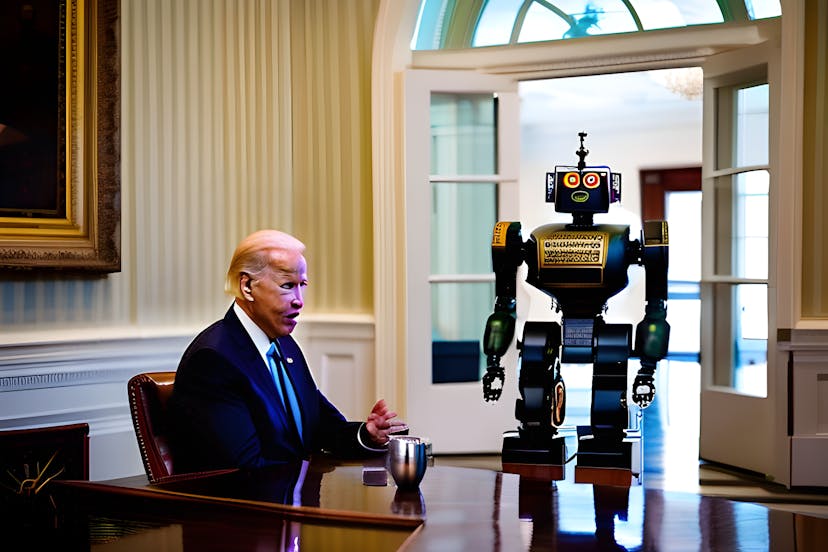 /biden-charges-federal-government-agencies-to-adopt-ai feature image