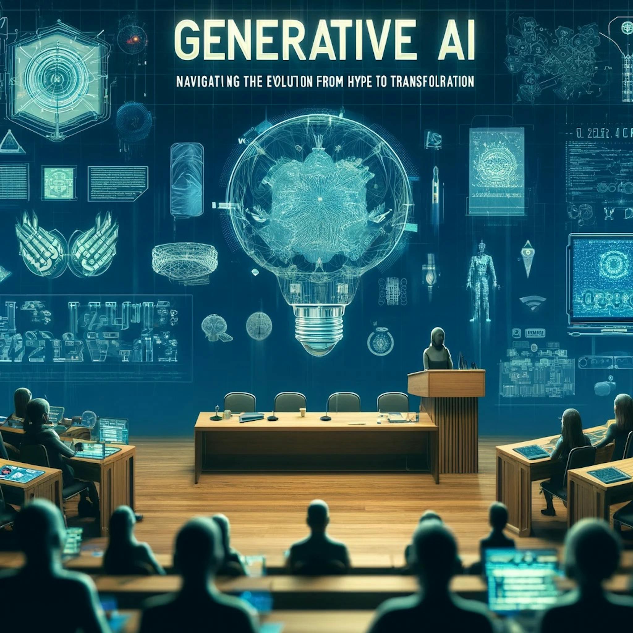 L'IA générative en 2024 : naviguer dans l'évolution du battage médiatique à la transformation