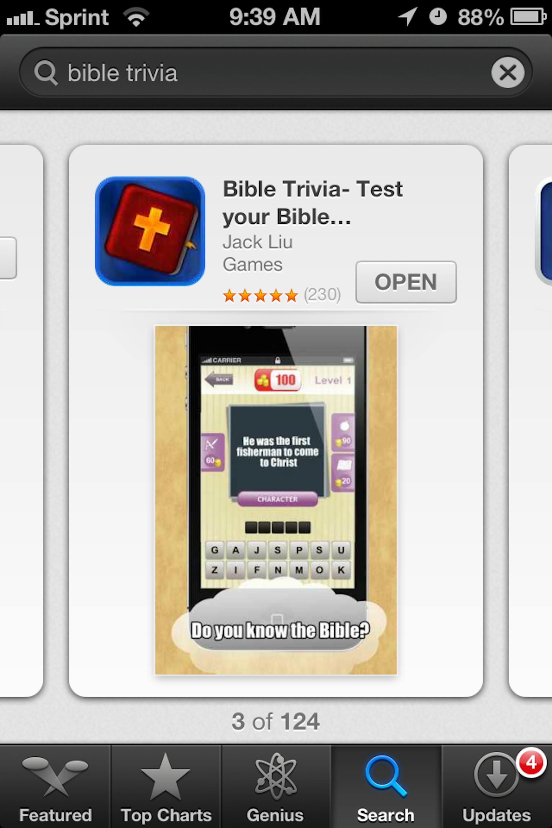Bible Trivia iOS