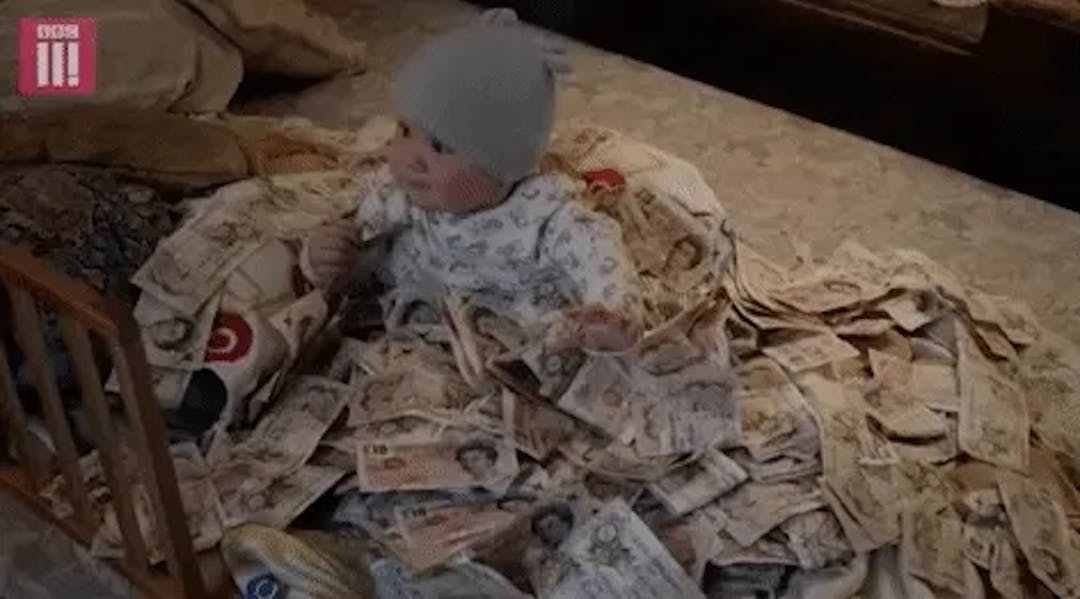 Baby and a ton of money