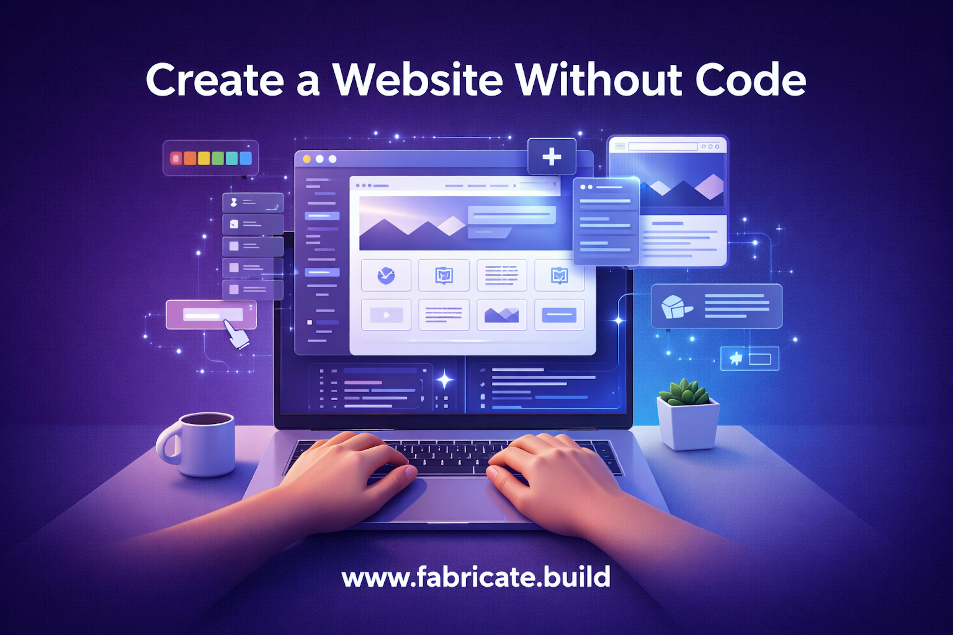 featured image - Create a Website Without Code: How Fabricate Turns Conversations Into Full-Stack Apps