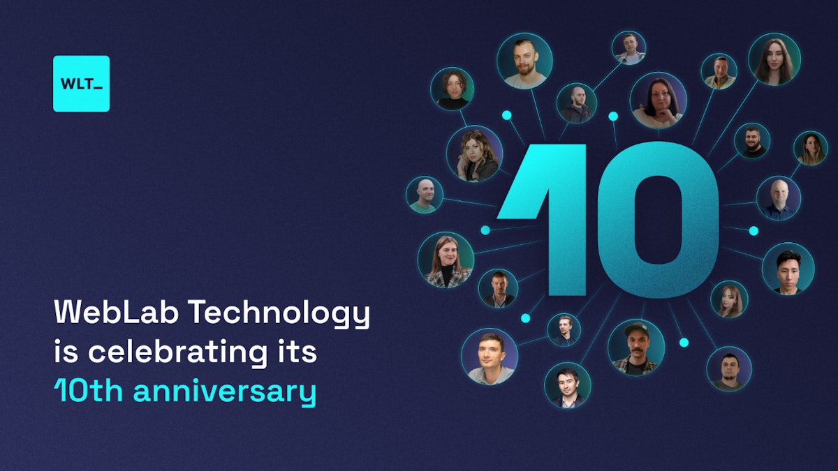 featured image - Comemorando 10 anos de tecnologia WebLab: nossa história de crescimento por meio de equipes dedicadas