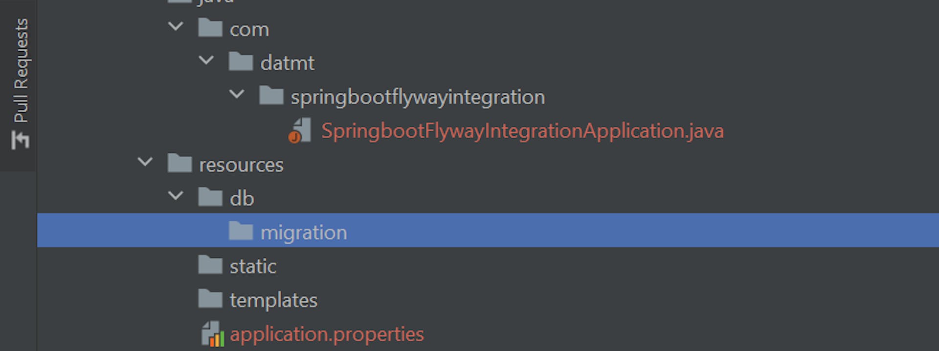 Flyway DB default migration location