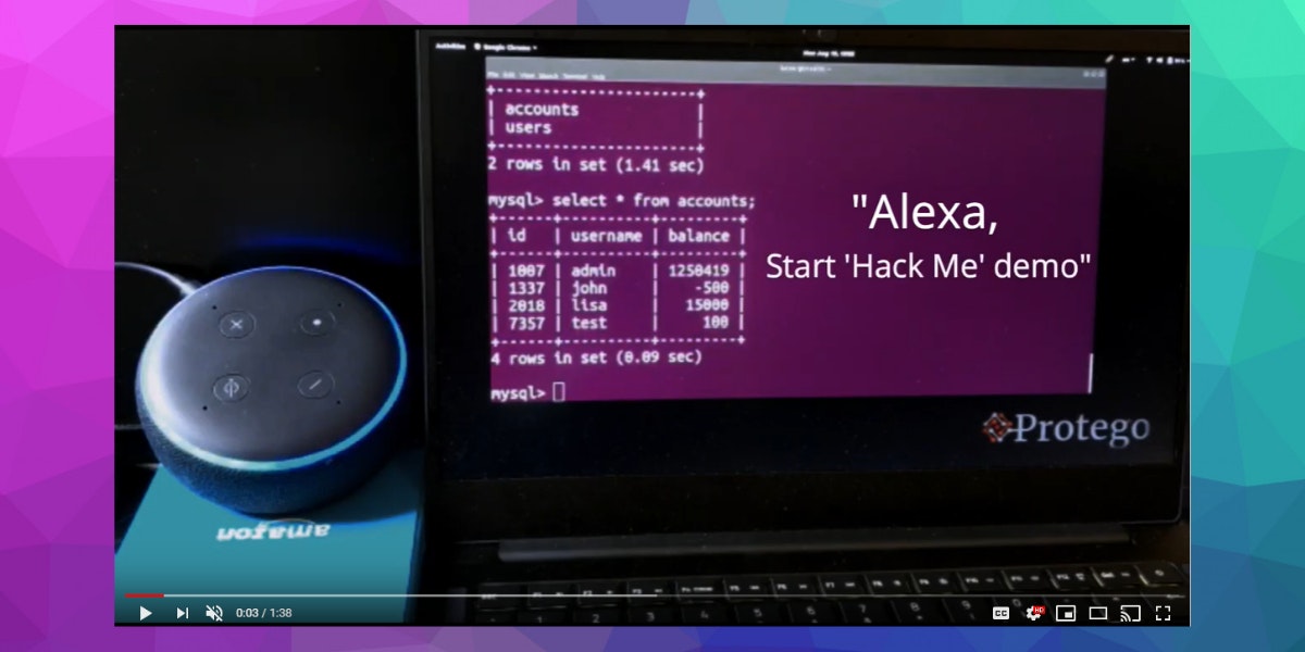 featured image - How to Hack Your Alexa using a Voice Command-SQL Injection
