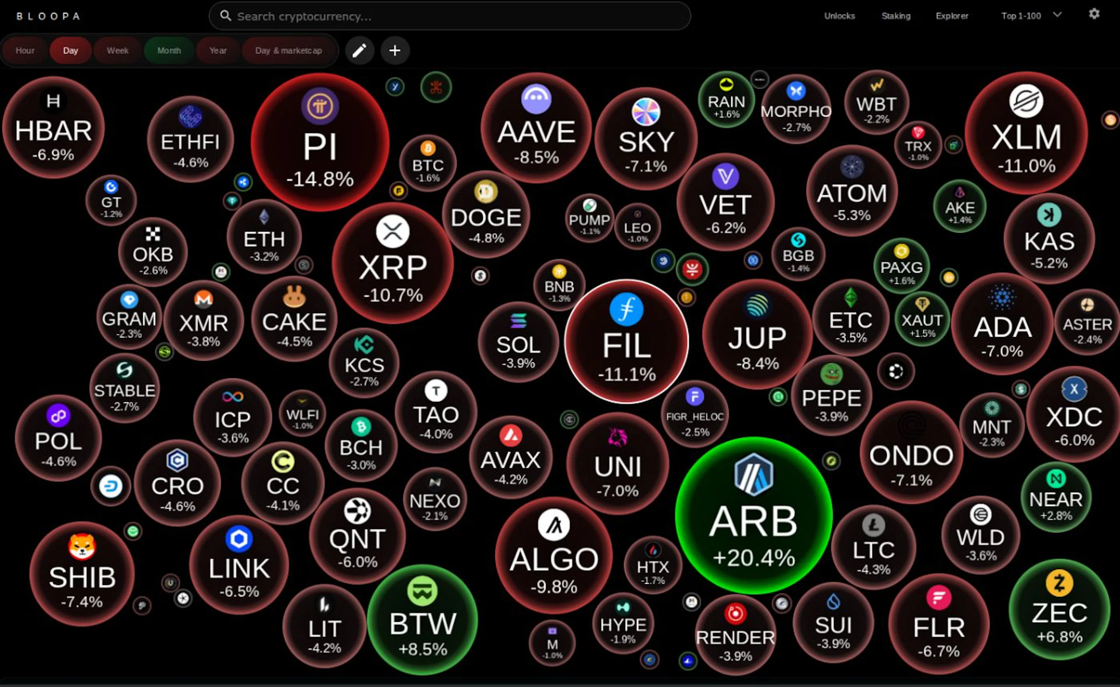 Screenshot from Bloopa.net