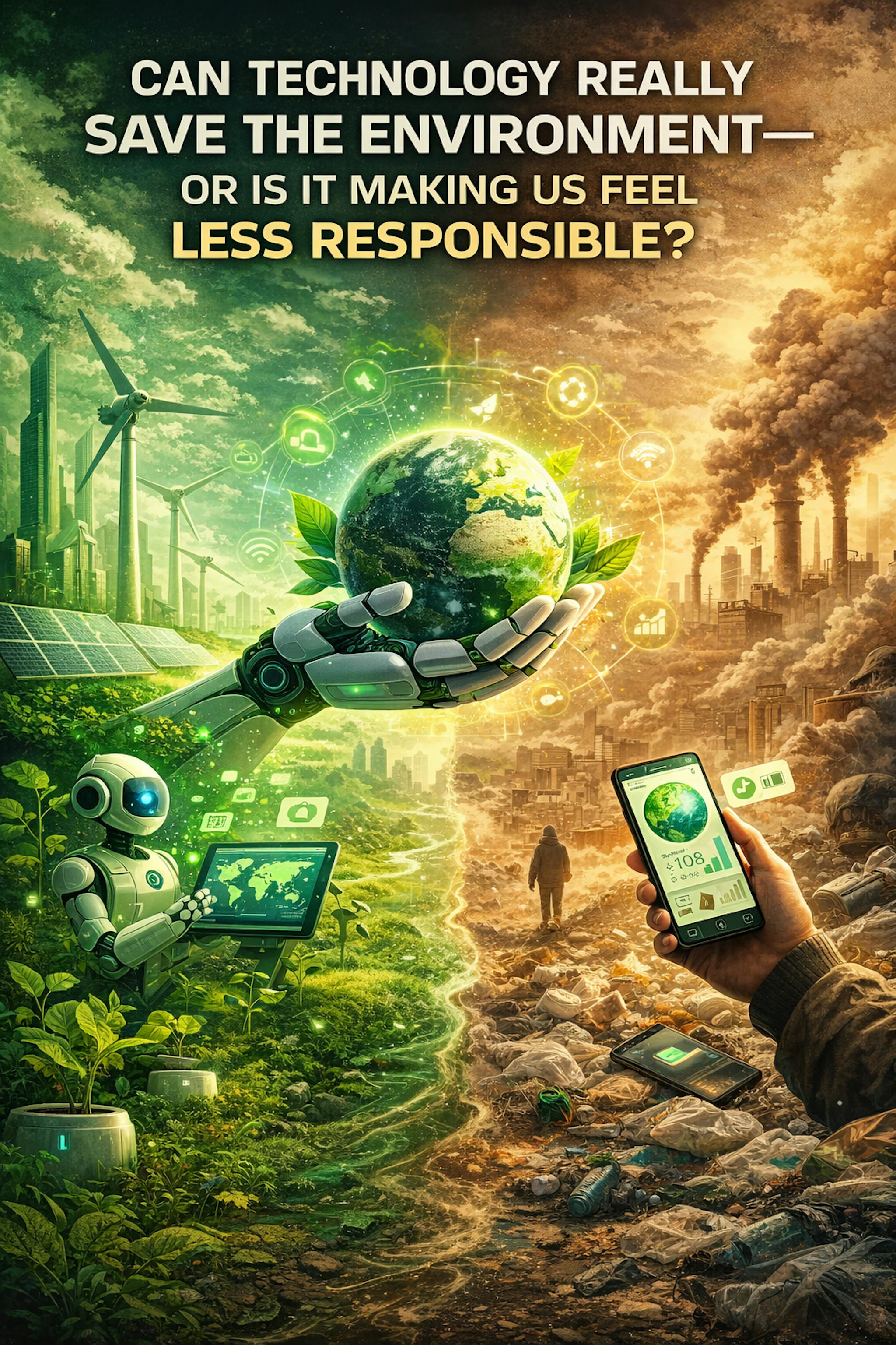 featured image - Can Technology Really Save the Environment—or Is It Making Us Feel Less Responsible?