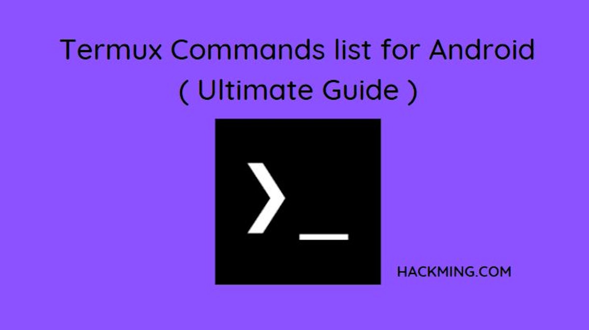 featured image - Hoja de referencia de la lista de comandos de Termux