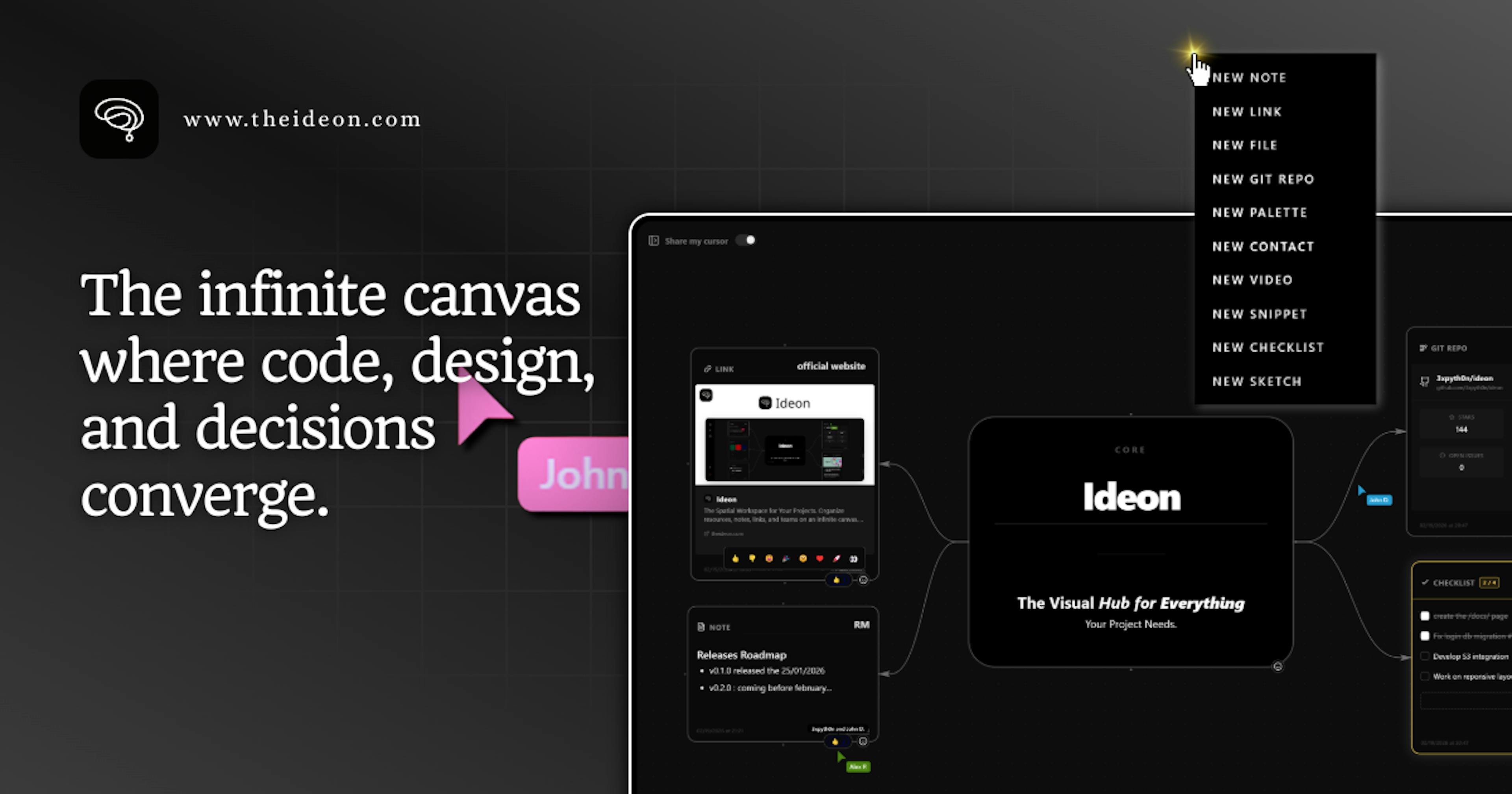 featured image - How I Built an Infinite Canvas That Connects Git Repos, Notes, and Tasks