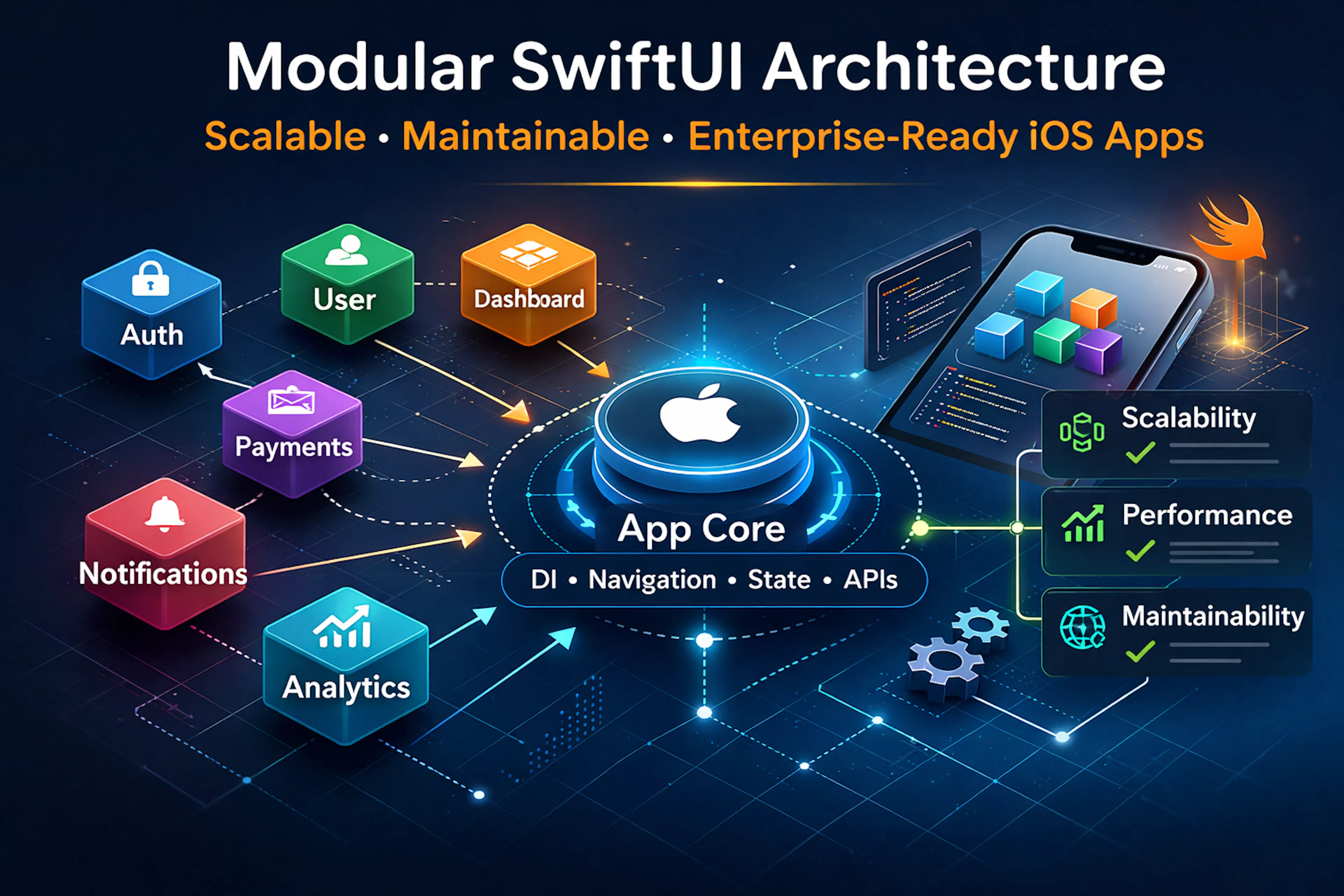 featured image - How to Architect Enterprise-Scale iOS Applications Using Modular SwiftUI