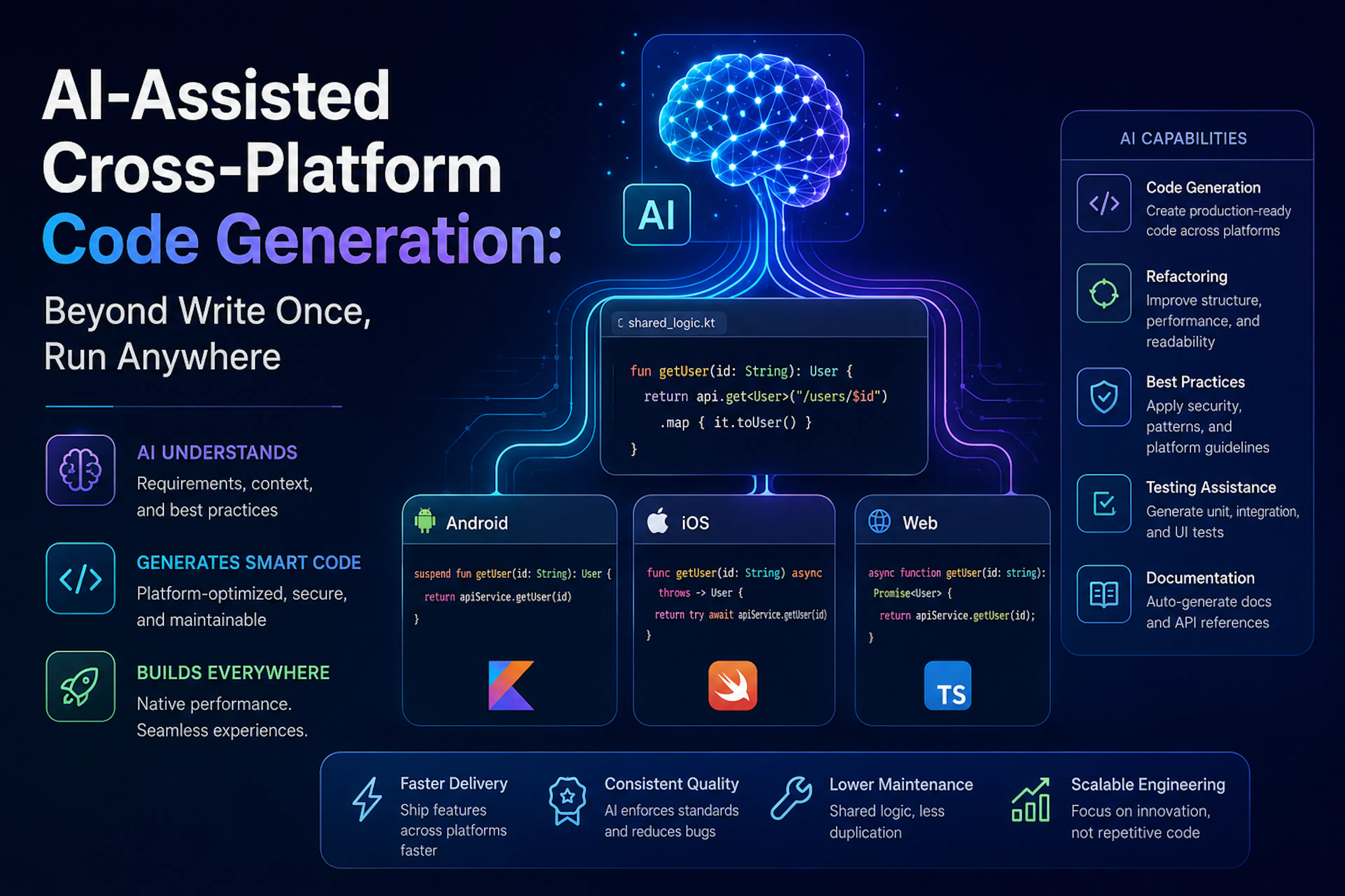 featured image - AI-Assisted Cross-Platform Code Generation: Beyond Write Once, Run Anywhere