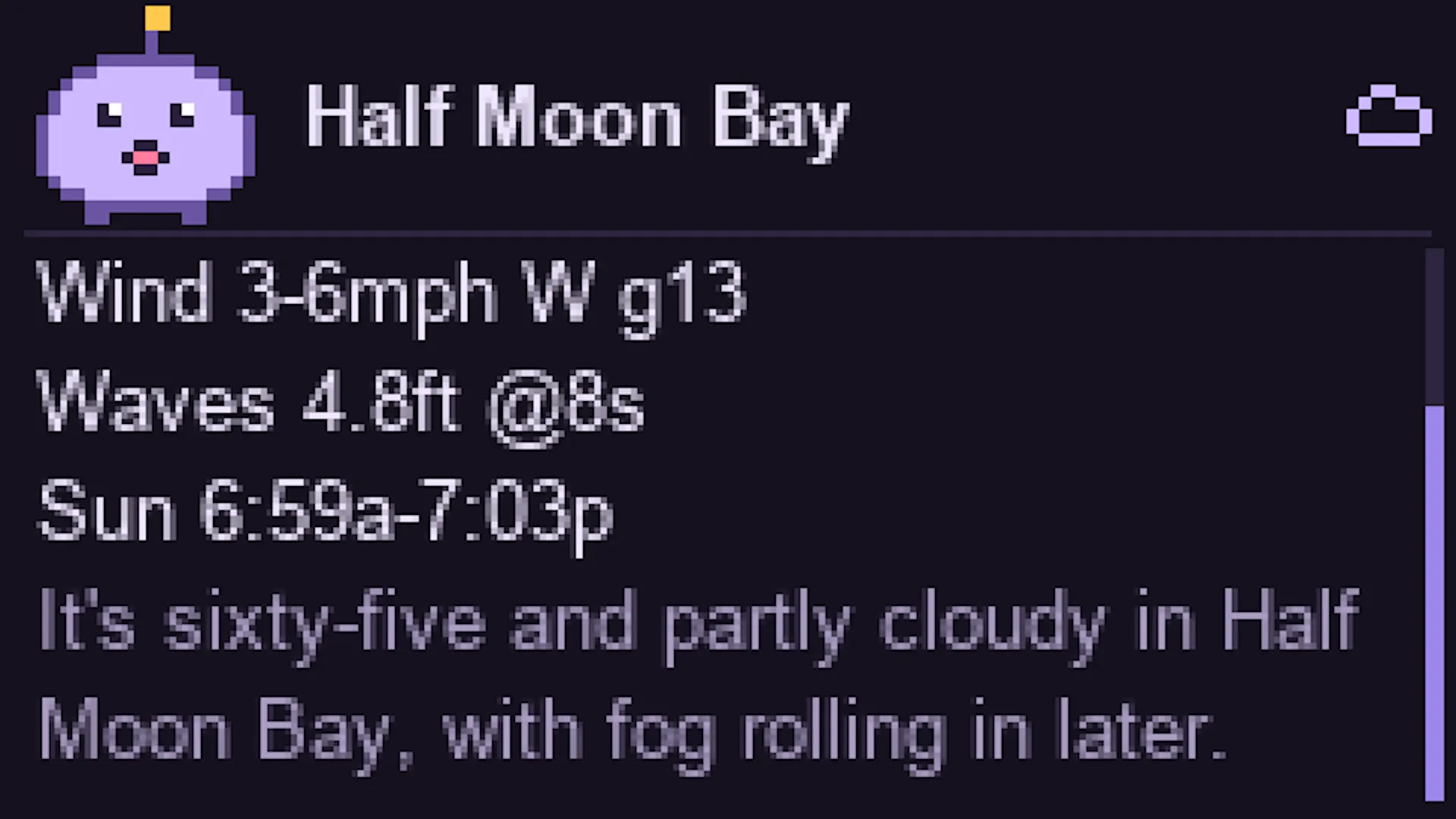 Weather card