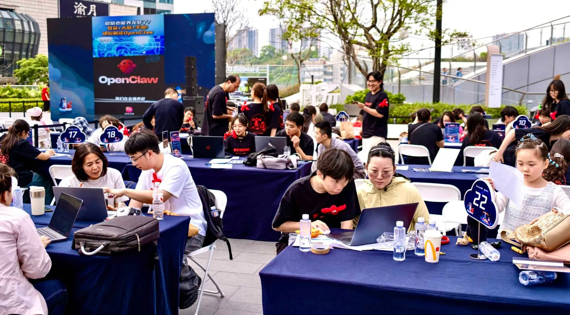 OpenClaw installation event in China