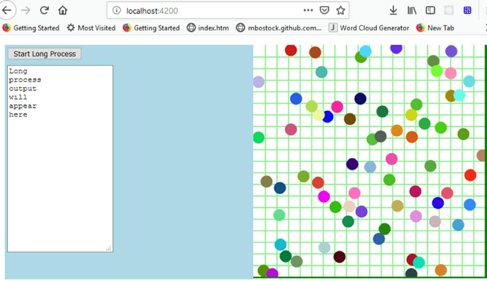 Concurrent JavaScript threads