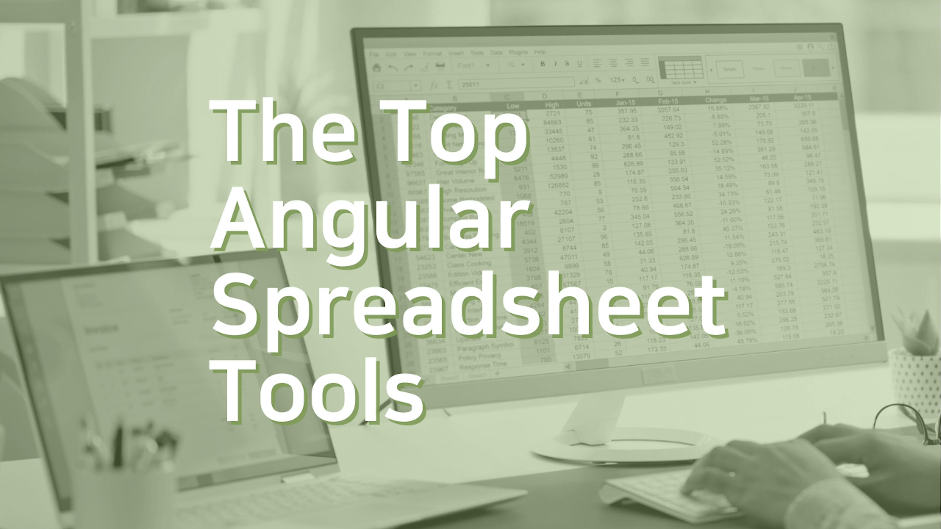 featured image -  Top Angular Spreadsheet Tools