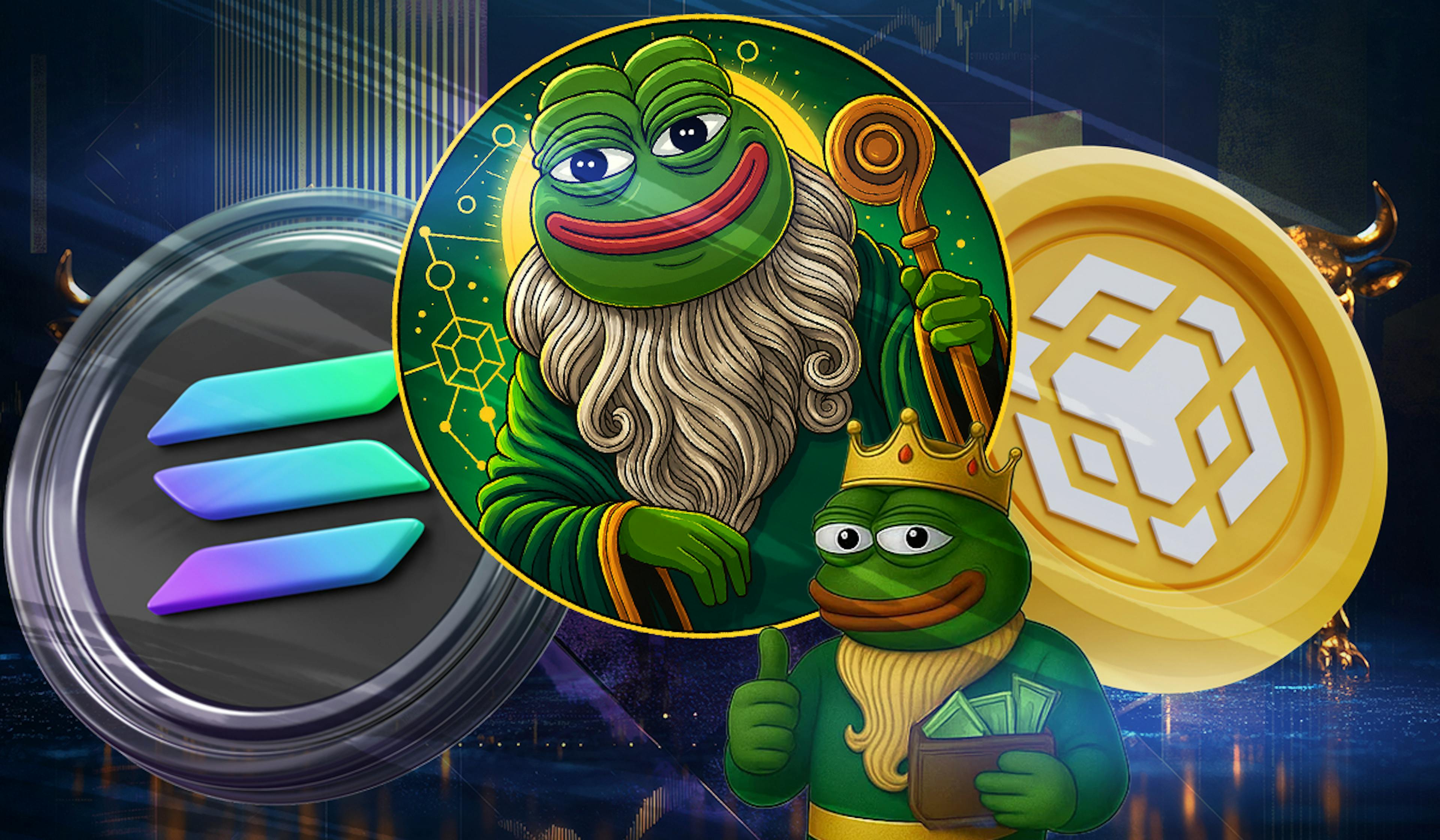 featured image - From Solana price prediction and BNB forecasts, traders jump into Pepeto presale as the next 100x